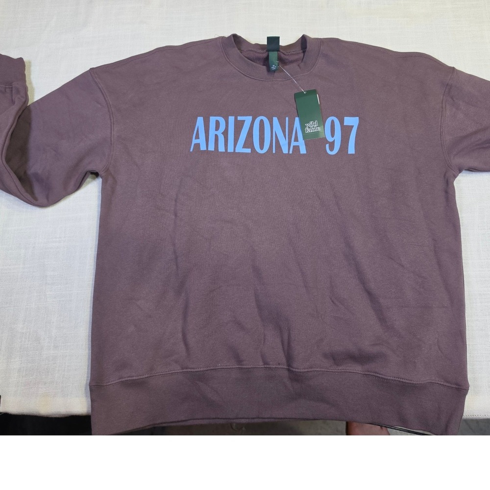 Wild Fable Arizona 97 Graphic Sweatshirt Brown Mauve XS Pullover Crewneck